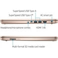 thumbnail image 5 of HP Newest 14" Ultral Light Laptop for Students and Business, Intel Quad-Core N4120, 4GB RAM, 128GB Storage(64GB eMMC+64GB Ghost Manta SD), 1 Year Office 365, Webcam, HDMI, WiFi, USB-A&C, Win 11 S, 5 of 8