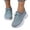Blue, variant on Womens Fleece Lined Chunky Sneakers, Wide Foot Sandals for Women Dressy, Warm Insulated Platform Walking Shoes for Winter Cold Weather Travel