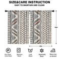 thumbnail image 2 of Blackout Kids Curtains,Boho Bohemia Geometric Line Art Childrens Insulated Curtains Set Of 2,Bedroom Essentials,Toddler Room Decor 42"x63"(106x160cm), 2 of 3