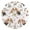 Gold, variant on Cute Hearts Beagle Dogs Valentine Round Wall Clock Silent Analog Battery Operated Black Pointer Home Decor 9.84" Diameter