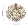 thumbnail image 3 of WKSCLPAI Halloween Knitted Pumpkin Decoration Yellow Color Thanksgiving Festival Party Home Shelf Tabletop Display Ornament, 3 of 7