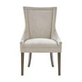 thumbnail image 4 of Maklaine 20.5" Traditional Solid Wood Ultra Dining Chairs in Cream (set of 2), 4 of 8