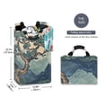 thumbnail image 2 of Yayeee Freestanding Laundry Hamper with Handle Collapsible Large Storage Basket for Clothes, Tree in The Mountains, 2 of 7