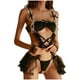 thumbnail image 1 of Lencería erótica de moda para mujer, delantal de sirvienta de malla Sexy hueco, uniforme, tocado, traje de Cosplay Fridja nalpqowj42209, 1 of 9