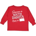 thumbnail image 3 of Inktastic Someone in South Dakota Loves Me Boys or Girls Long Sleeve Toddler T-Shirt, 3 of 5
