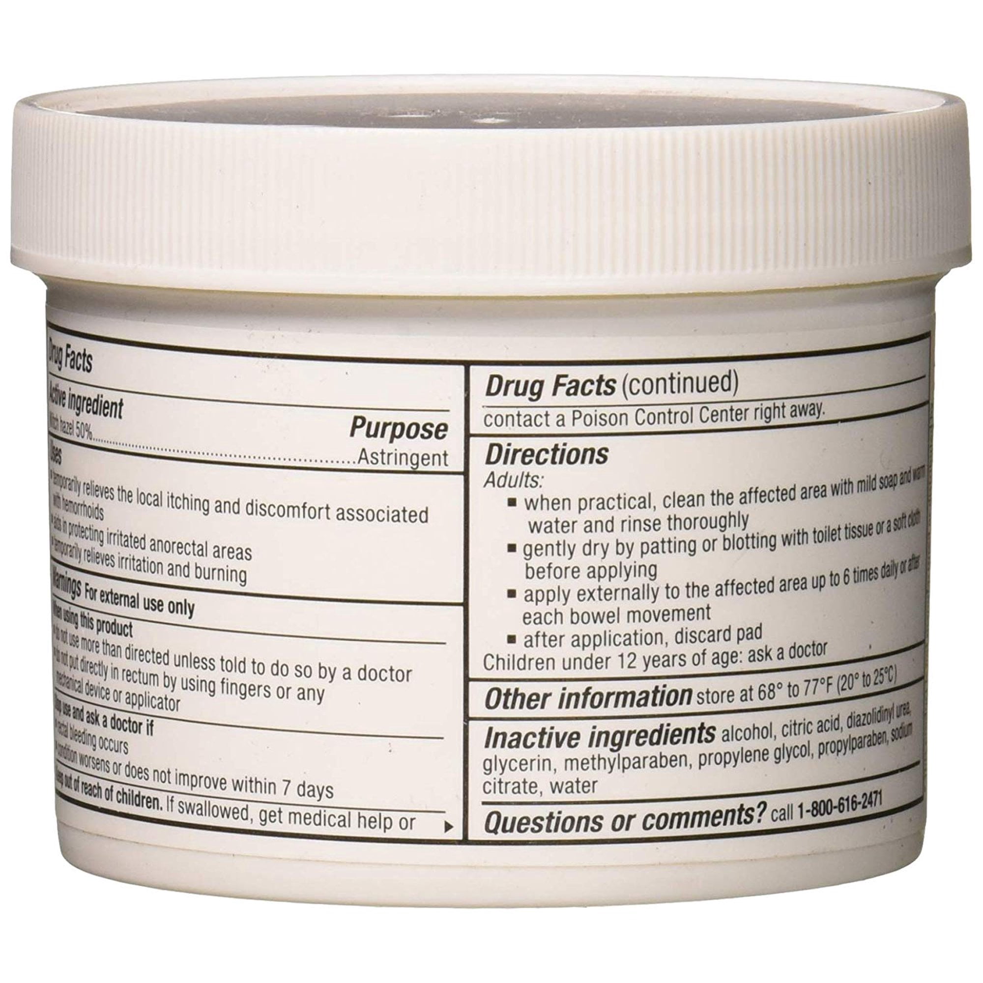 Major Medi-Pads Cools & Soothes Hemorrhoidal W/ Witch Hazel, 100ct, 3-Pack