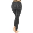thumbnail image 3 of Stretch Is Comfort Women's Oh so Soft Plus Size Full Length Leggings Black Cheetah Small, 3 of 6