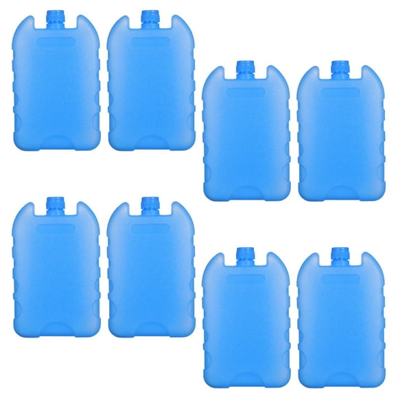 UPOUART 8 Pcs Paquets de Glace Bleus Réutilisables pour Glacière Congélateur Paquets Boîte à Lunch et Refroidissement Extérieur