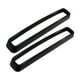 thumbnail image 1 of Rejilla de radiador de 2 piezas, embellecedor de parrilla frontal resistente profesional para Negro, 1 of 8