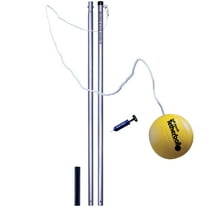 Park & Sun Sports TP-158 Performance Tetherball Set – 2-Piece Steel Pole, Soft-Touch Ball, and Pump