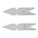 thumbnail image 1 of Conjunto de 2 Piezas de 60 Metros de material acero Inoxidable Centro Medidores de Peces Pulgadas Sistema Métrico, 1 of 9