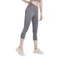 thumbnail image 2 of Pantalones deportivos casuales de cintura alta para mujer, con efecto lifting y medias de seda., 2 of 3