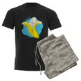 thumbnail image 6 of CafePress - Apeeling Men's Dark Pajamas - Men's Dark Loose Fit Cotton Pajama Set, 6 of 7