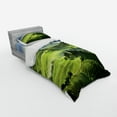 thumbnail image 3 of Ambesonne Landscape Bedding Set 4 Pcs, Sunrise in the Valley, Queen, Green Blue, 3 of 3