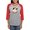 Heather/Red, variant on CafePress - Love Guinea Pigs Wheek Love Th Long Sleeve T Shirt - Womens Baseball Tee