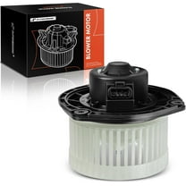 A-Premium Heater Blower Motor with Fan Cage Replacement for Buick LeSabre Pontiac Bonneville 2002-2005 Oldsmobile Aurora Cadillac Seville DeVille