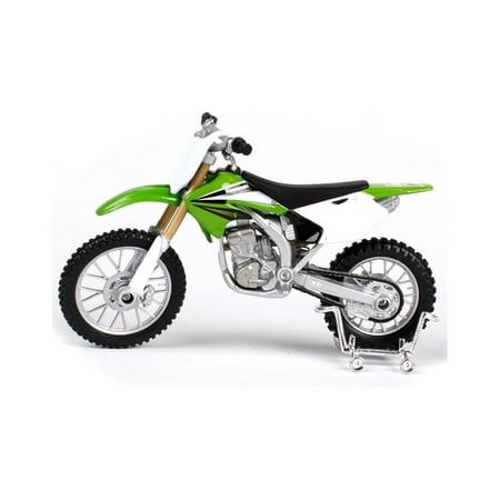 Kawasaki KX250F Motorcycle [1:18 scale in Green]