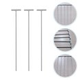 thumbnail image 3 of 16 piezas de barras en T para puerta trampa unidireccional para palomas, puerta metálica para palomas, jaula para pájaros, puerta de entrada para palomas mensajeras., 3 of 7