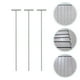 thumbnail image 3 of 16 piezas de barras en T para puerta trampa unidireccional para palomas, puerta metálica para palomas, jaula para pájaros, puerta de entrada para palomas mensajeras., 3 of 7