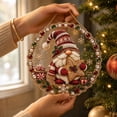 thumbnail image 4 of Clearance! Christmas Pearl Diamond Art Hanging Ornament Kit, 8" Pearl Art Kits for Adults Pearl Painting Kits, Gnome, 4 of 8