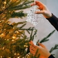 thumbnail image 1 of Adornos Navideños Xihbxyly Acrílico Copo de Nieve Decoración Tridimensional de Árbol de Navidad Colgante Pequeño, 1 of 6