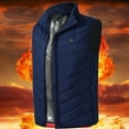 thumbnail image 2 of Unisex Heated Vest 2 Heat Zones Fast Warm Up Usb Smart Temperature Control Electric Warming Vest Sleeveless Zip Up Heating Clothing Thermal Outerwear Women Heated Vest, 2 of 3
