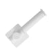 thumbnail image 1 of Bewildely 1 soporte de papel higiénico en forma de L, estante de plástico para pañuelos montado en la pared, estante de almacenamiento para cocina y Almacenamiento y organización del hogar blanco Bewildely HA005066-02, 1 of 6