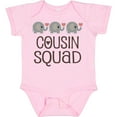 thumbnail image 3 of Inktastic Cousin Squad Elephant Boys or Girls Baby Bodysuit, 3 of 5