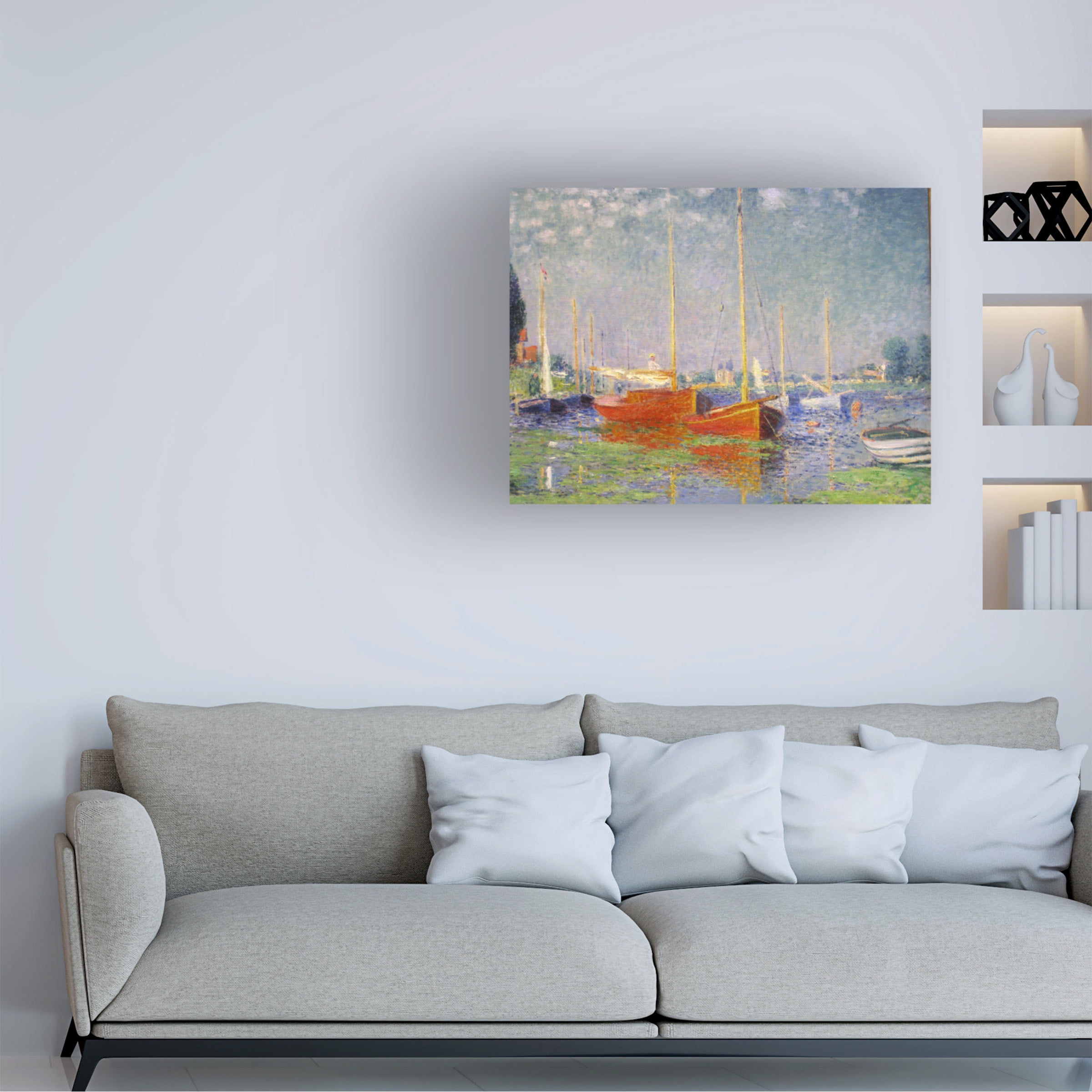 Claude Monet 'Argenteuil' Canvas Art
