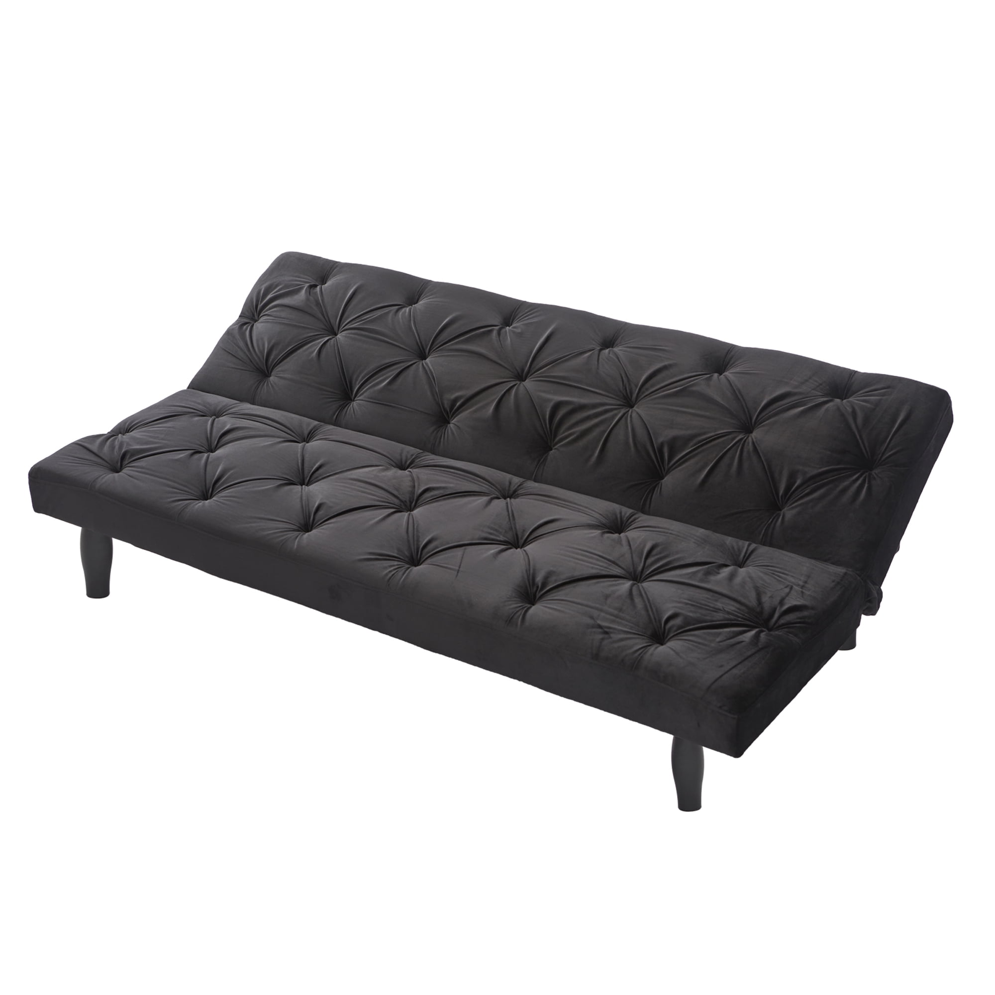 Convertible Futon Sofa Bed with Adjustable Backrest Loveseat Sleeper Couch Suitable for Family Living Room,Apartment, Bedroom