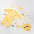 thumbnail image 2 of NKOOGH 9PCS Infant Girls Boys Outfits Long Sleeve Romper Vest Pants Hat Socks Sets for New Born Unisex, 2 of 5