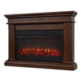 thumbnail image 4 of Real Flame Canada Beau Contemporary Solid Wood Electric Fireplace in Dark Walnut, 4 of 7