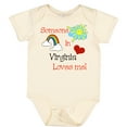 thumbnail image 3 of Inktastic Someone in Virginia Loves Me Boys or Girls Baby Bodysuit, 3 of 5