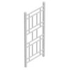 DuraTrel Wellington 28" x 75" White Vinyl Wall Trellis
