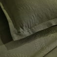 thumbnail image 4 of BNM Cotton Matelasse Floral Wreath Bedspread Set, Full, Olive Green, 4 of 7