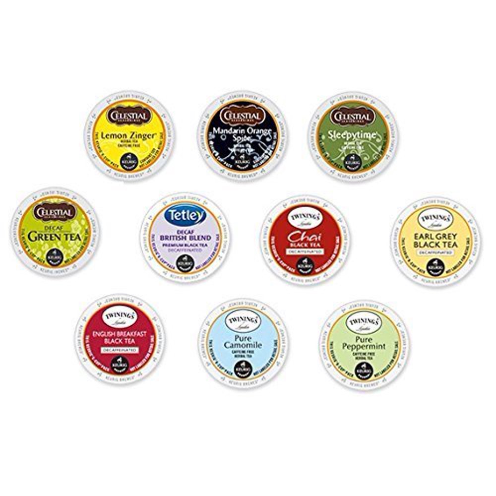 30 Count Variety Decaf Tea KCup for Keurig K Cup Brewers and 2.0