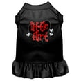 thumbnail image 3 of Mirage Pet Little Flirt Screen Print Dog Dress Black with Red XXL, 3 of 11