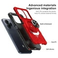 thumbnail image 4 of For BLU View Speed Ultra 5G B1660V Robotic Ring Kickstand Phone Case - Red, 4 of 6