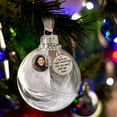 thumbnail image 3 of Mouliraty 2022NEW Christmas Ornaments Can Put Photos Angel Feathers - A Piece Of My Heart Is In Heavens Memorial, 3 of 4