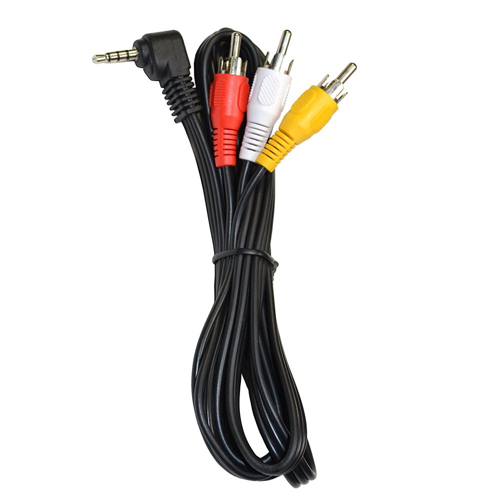HQRP AV Audio Video Cable / Cord compatible with Panasonic PVDV100, PV