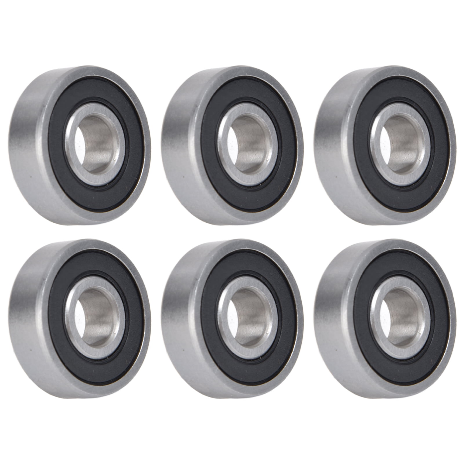 Rubber Sealed Ball Bearings, Load Bearing Steel for Smooth, Quiet Operation, 10 Count