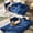 Blue-74.4, variant on 74.4'' Queen Size Sleeper Sofa, Velvet Pull Out Couch with Flower-Tuffed Back, Chesterfield Convertible Futon Sofa Bed, 2 Pillows, Deep Loveseat Couches for Living Room, Small Spaces, Grey