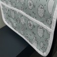 thumbnail image 3 of Cartoon Microwave Oven Cover, Funny Animals Flock of Sheep Sitting and Sleeping Doodle Art, Water Resistant Organizer with Pockets for Kitchen, 36" x 12", Pale Grey Green, by Ambesonne, 3 of 4
