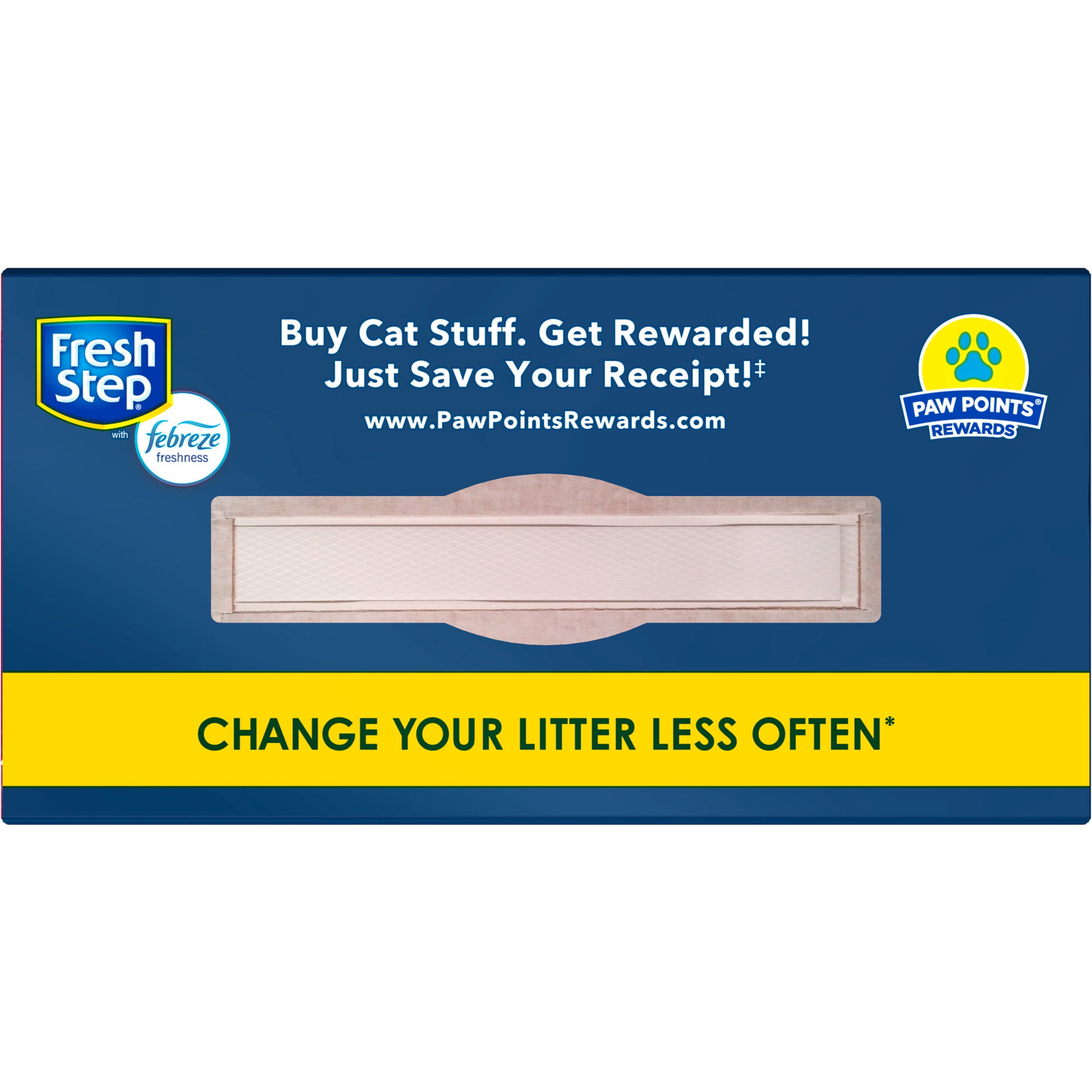 Fresh Step Outstretch Long Lasting Concentrated Litter with Febreze, Clumping Cat Litter, 10 lb