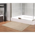 thumbnail image 4 of GLAMBURG Premium Cotton 20x32 inch 2-Pack Bath Mats - 100% Ringspun Cotton - Luxury Hotel & Spa Quality - 800 GSM - Durable Soft Highly Absorbent - Machine Washable - Tan, 4 of 6