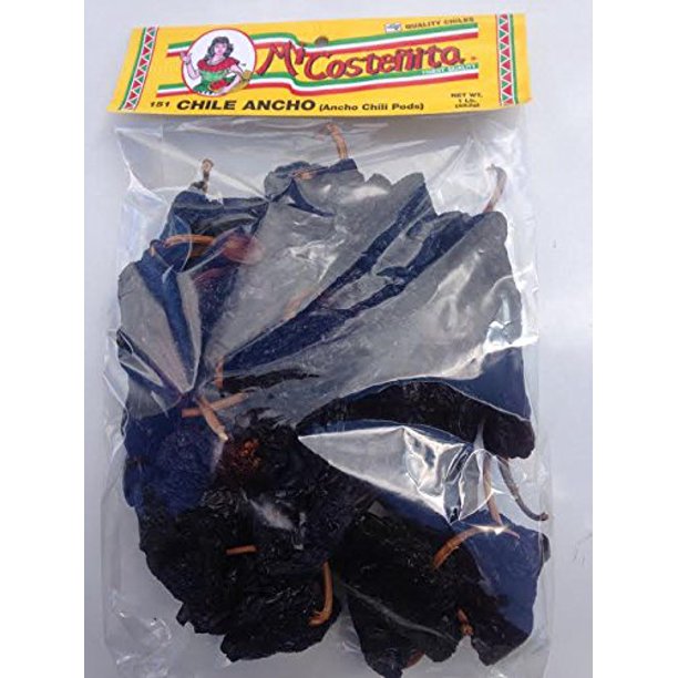 Dried Chile Ancho,Ancho Chili Peppers Dried Poblano Pepper Mild to Medium Heat Sweet