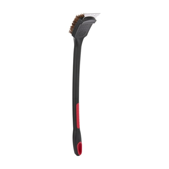 Brosse de barbecue avec poils de palmyre et manche long Expert Grill