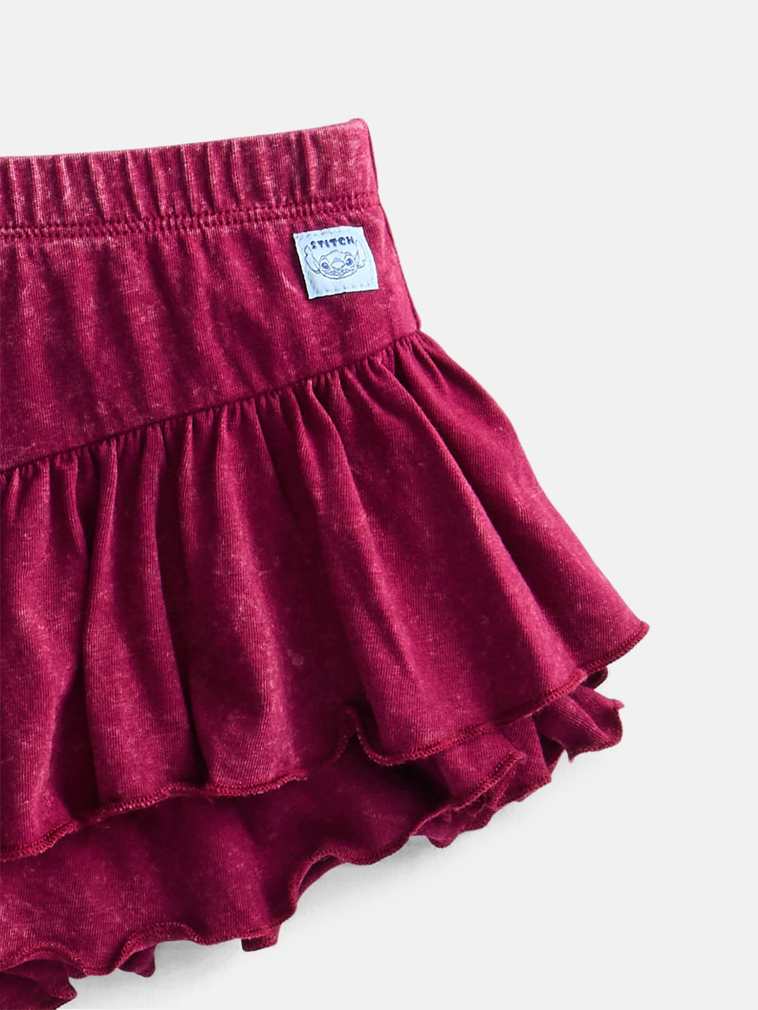 Stitch Toddler Girls Graphic Tee and Skort Set, 2 Piece, Sizes 12M-5T