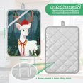 thumbnail image 3 of Iauyy 2 Pack Hot Pads for Kitchen Heat Resistant&Non Slip Potholders，Thickness 8mm Heat Resistant up to 170° for Oven Mitts Kitchen Decor 7x9.8in,The Portrait Of A Deer, 3 of 7
