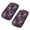 black-Skull Rose, variant on SCRAWLGOD Boho Floral Print 2 Piece Office Chair Armrest Pads Replacement Soft Office Chair Arm Rest Cover for Elbows and Forearms Pressure Relief